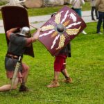 2021-10 - Comme au temps des Romains - 001 - Entrainement au combat de légionnaires
